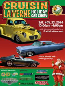 Cruisin La Verne Holiday Car Show Flyer24